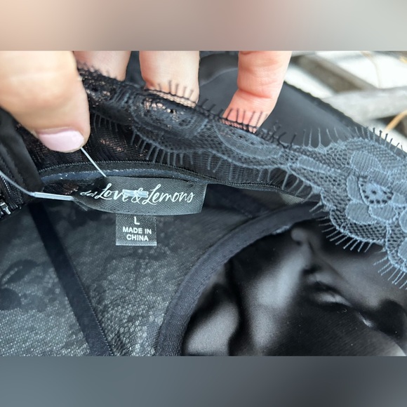 ❌SOLD❌For Love & Lemons X REVOLVE Bustier Gown in Black New with Tags! - Picture 11 of 14